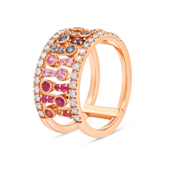 Duality Elegance Crown Ring